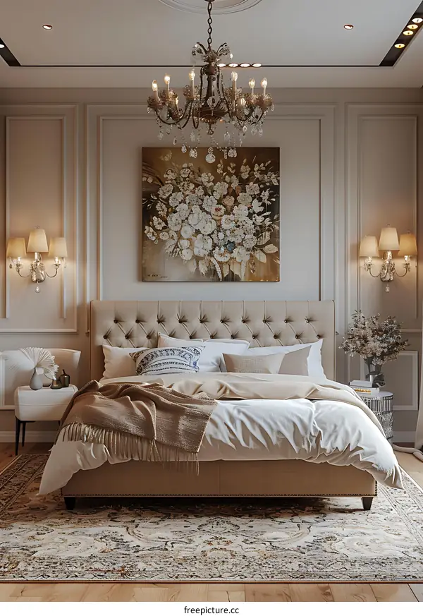 Exquisite European-style Bedroom