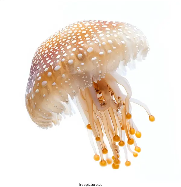 Graceful Jellyfish with Flowing Tentacles