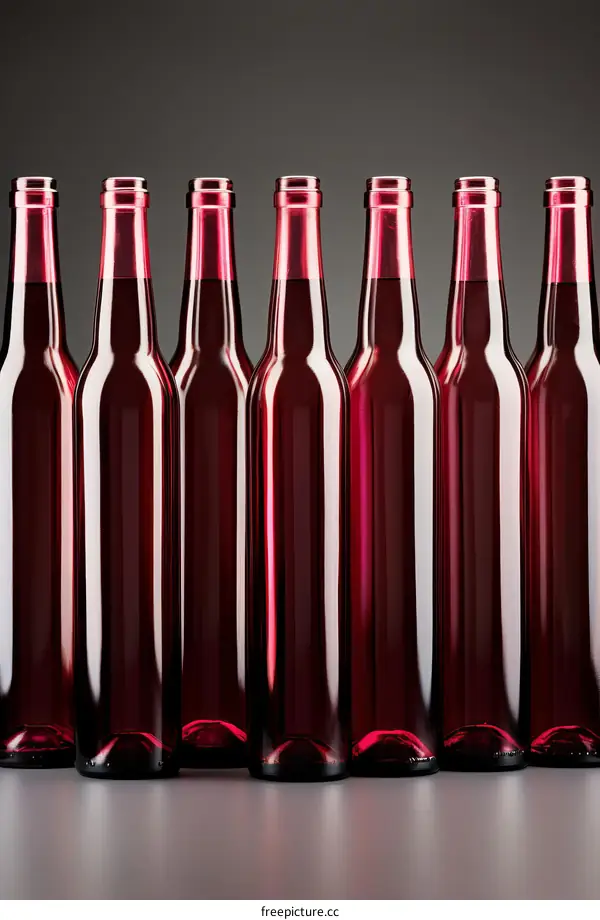 Bottles of red wine