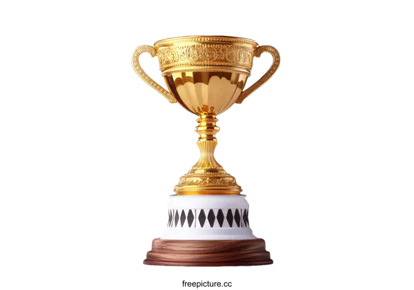 [Transparent Background PNG]Golden Trophy Award Winner