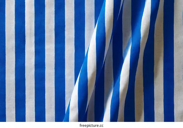 Striped Fabric Texture Close Up
