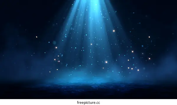 Abstract Blue Light Effect Background