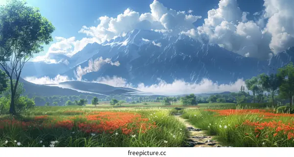Mountain Meadow in Bloom
