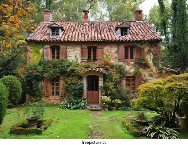 Charming French Country Cottage with Stunning Garden