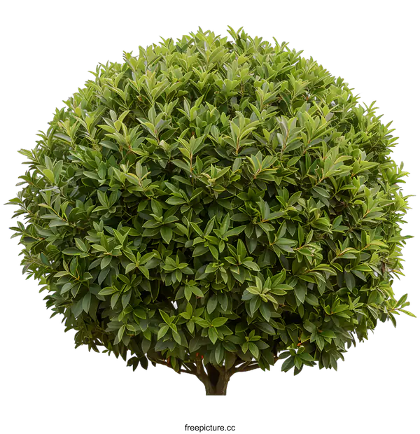 [Transparent Background PNG]Green Bush with White Background