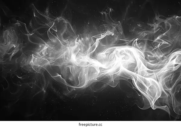 Smoke and Dust Particles Spreading