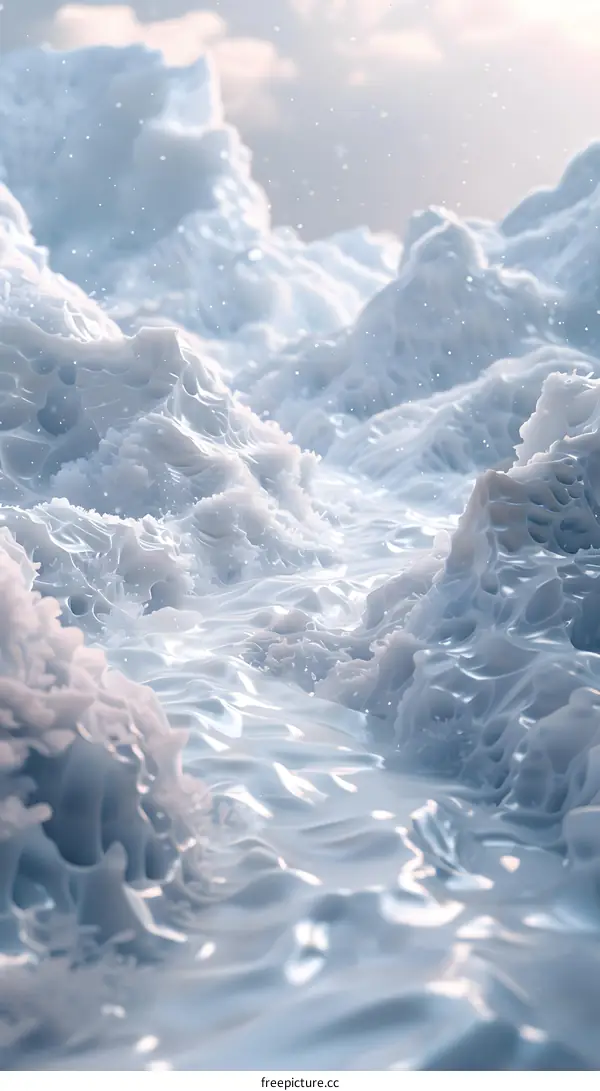 Glaciers with Crevasses