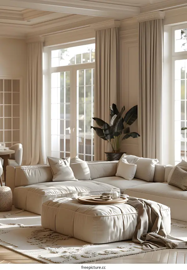 Living room in a modern style