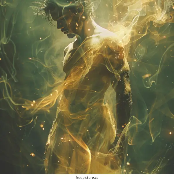 Portrait of a Man on Fire