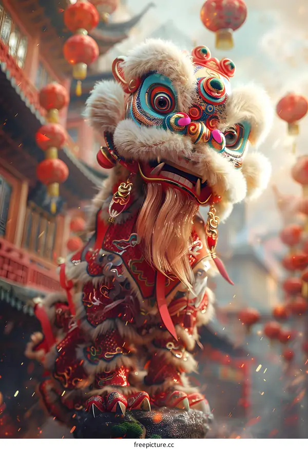 Lion dance