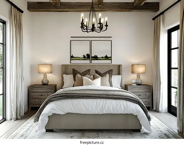 Rustic Modern Bedroom Interior Design