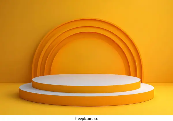 Modern Minimalist Orange Product Showcase