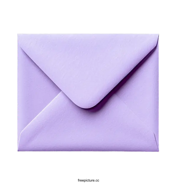 [Transparent Background PNG]Purple Envelope  Close Up Photography