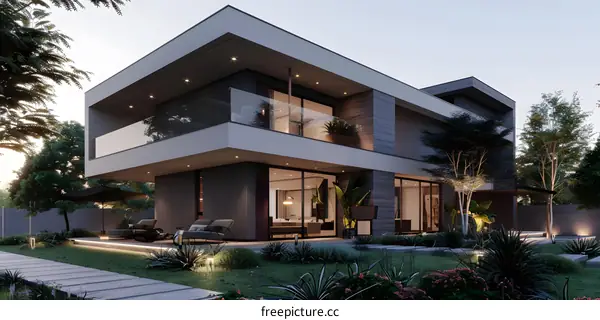 Modern House Exterior Design With Minimalist Style