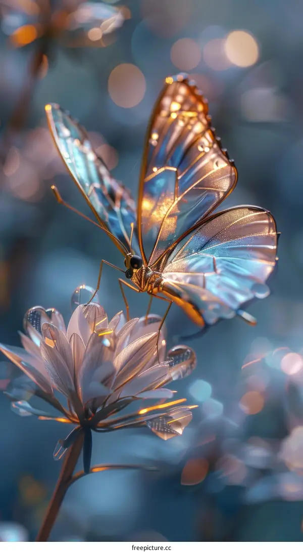 Butterfly on a Flower: Delicate Beauty in Nature