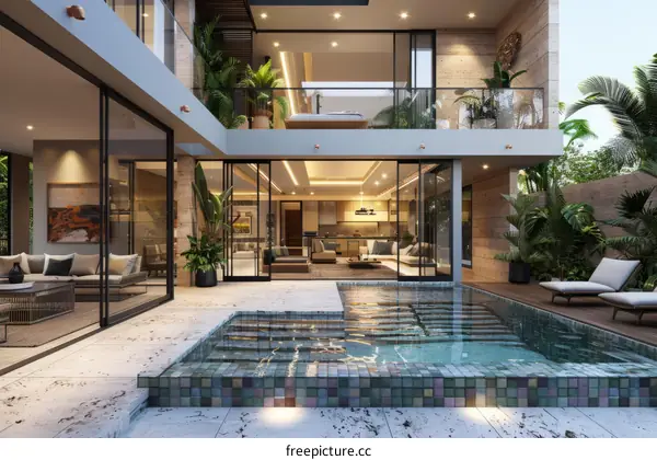 Tropical Villa Getaway with a Dreamy Pool