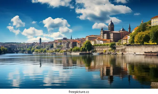 Scenic view of the city of Valencia, Spain
