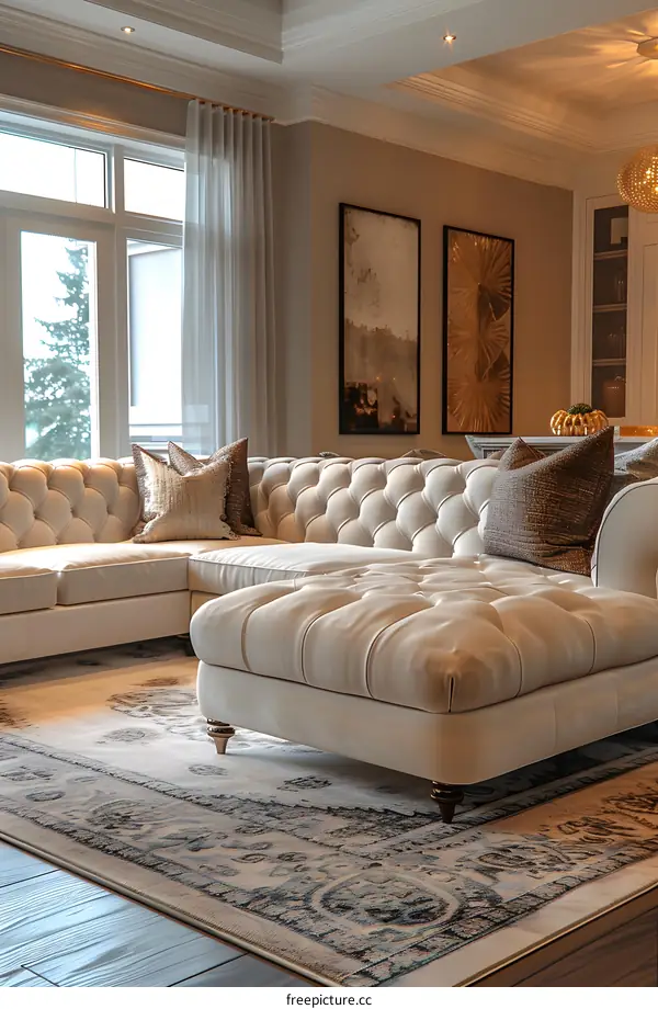 Modern minimalist living room