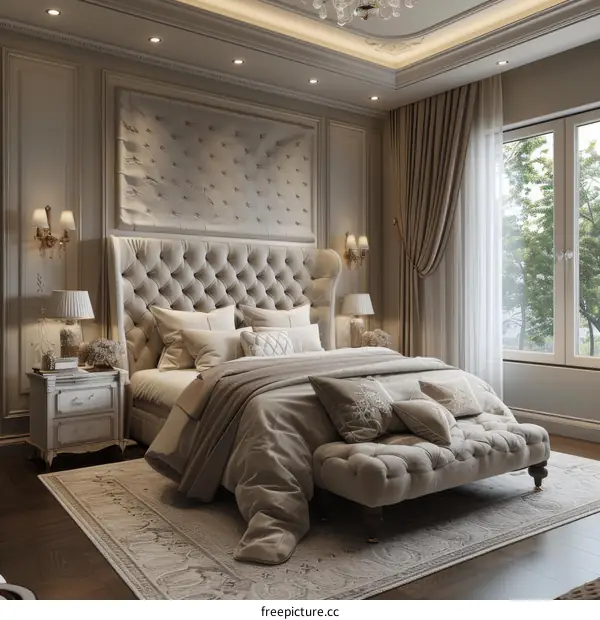 Luxury Bedroom Interior Design with Elegant Furniture