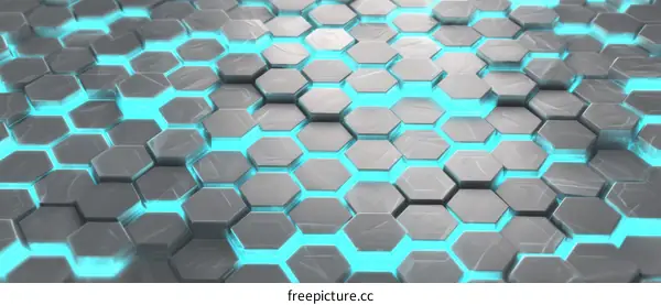 Abstract Geometric Hexagon Pattern Background