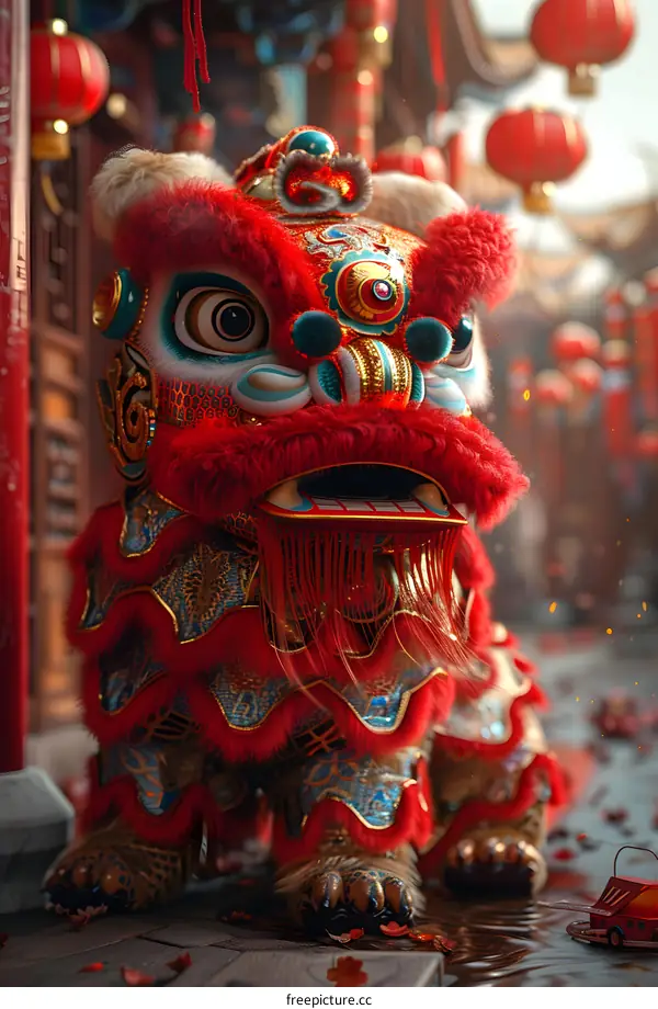 Lion dance