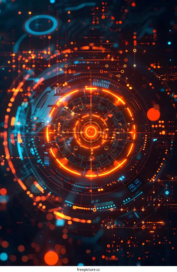 futuristic technology background