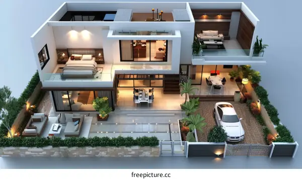 Modern Villa Design with Outdoor Spaces