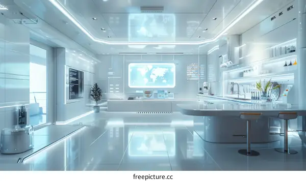 Modern Futuristic Kitchen Interior Design