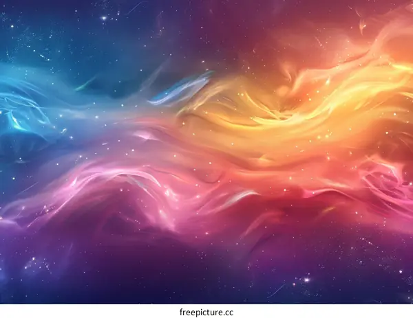 Colorful abstract painting