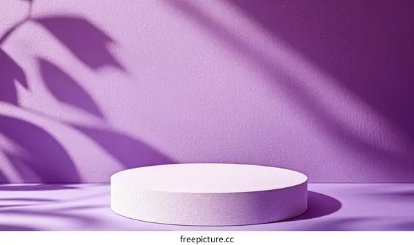 Elegant Purple Product Display Stand