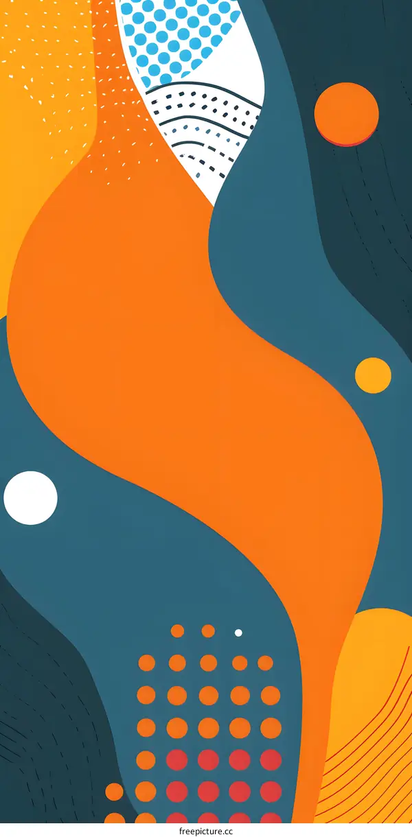 Abstract Geometric Shapes Pattern Background