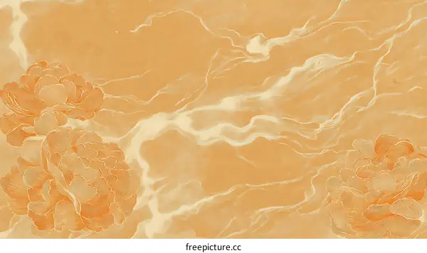 Abstract Peach Blossom Marble Texture Design
