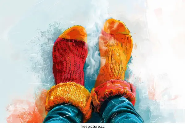 Warm and Cozy Feet in Soft Socks