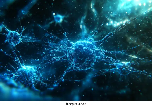 Abstract Illustration of Neural Network