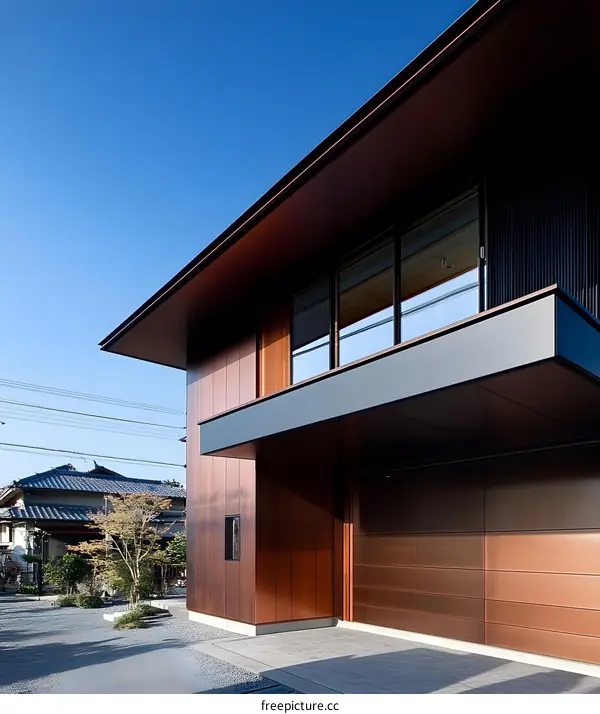 Modern Copper and Wood House Exterior Design