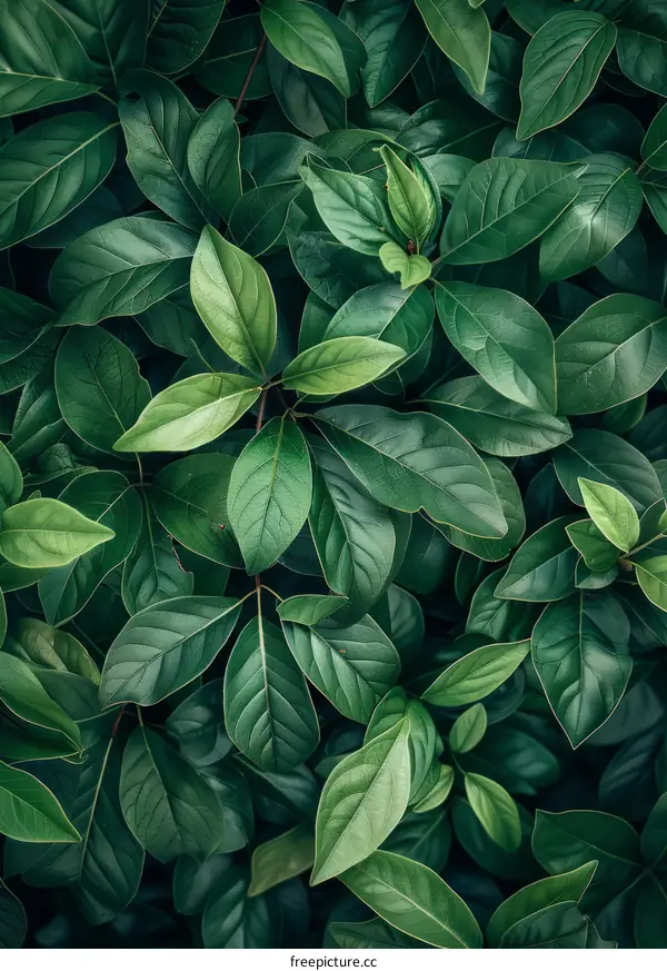 Close-up of lush green plant leaves