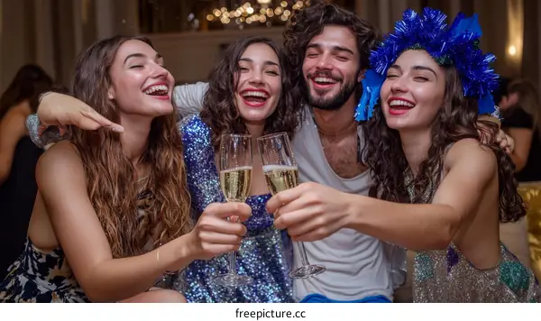 New Years Eve Celebration with Friends