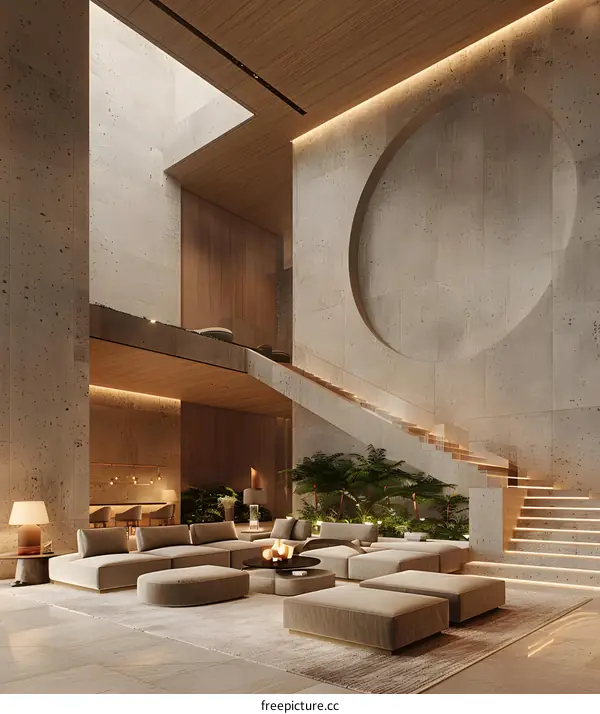 Modern Minimalist Living Room Interior