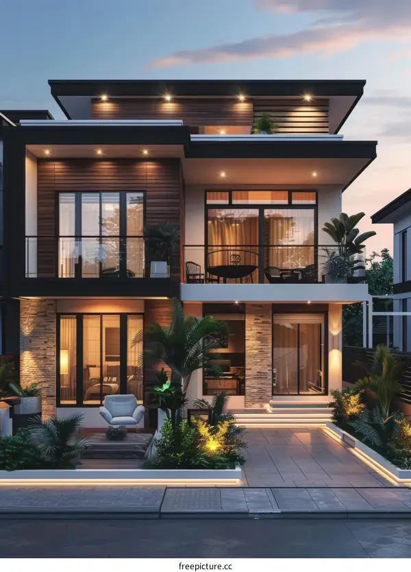 A modern style house