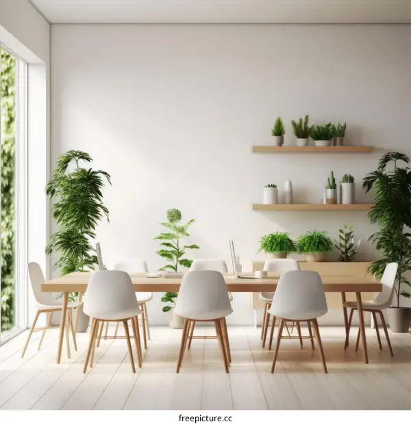 The beauty of nature in the modern office