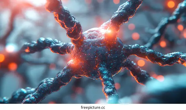 Detailed Illustration of Neuron Structure