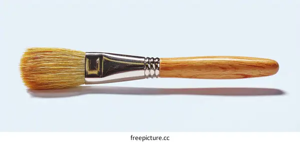 Flat Paintbrush Close-up Photography