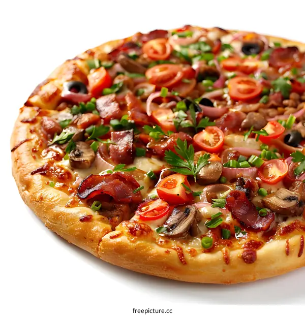 Delicious Pizza with Toppings