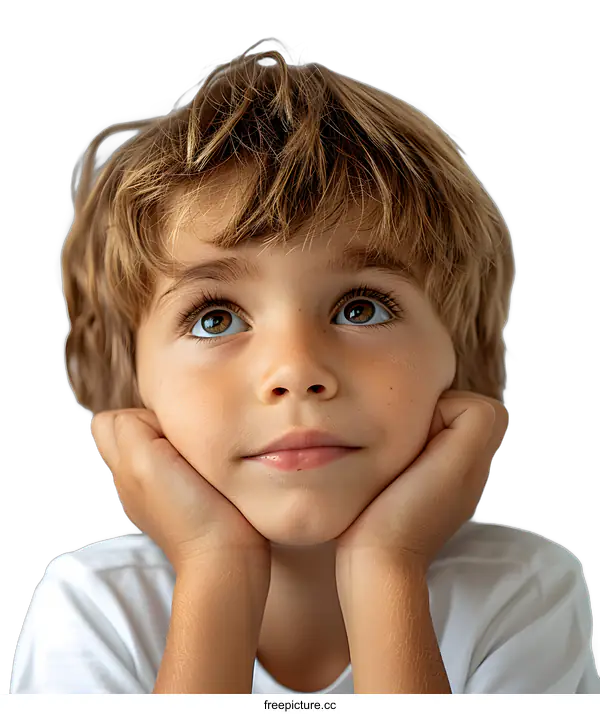 [Transparent Background PNG]Portrait of a boy