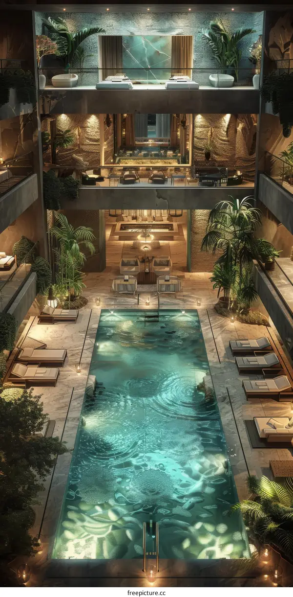 Luxury Indoor Swimming Pool Design