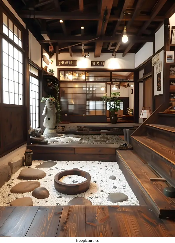 Japanese traditional house interior