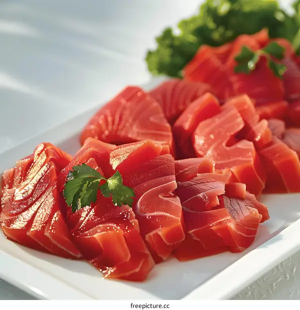 Fresh Sliced Salmon Platter