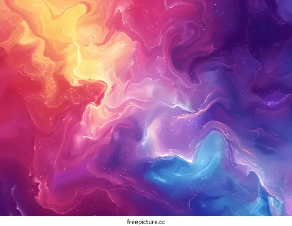 Colorful abstract painting