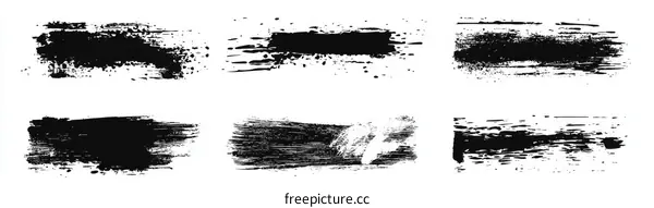 Abstract Brush Strokes Design Pack