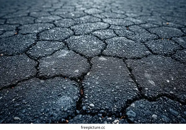 Cracked asphalt texture background